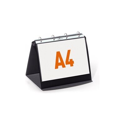 Durable DURASTAR Table Flipchart Presentation Ring Binder A4 Landscape Durable DURASTAR Table Flipchart Presentation Ring Binder A4 Landscape