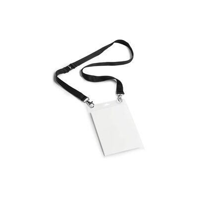 Durable Safety-Release Lanyard Name Badge Holder - 10 Pack - A6 Black Durable Safety-Release Lanyard Name Badge Holder - 10 Pack - A6 Black