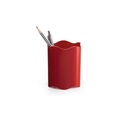 Durable TREND Pen Pot Pencil Holder Desk Tidy Organiser - 6 Pack - Red Durable TREND Pen Pot Pencil Holder Desk Tidy Organiser - 6 Pack - Red