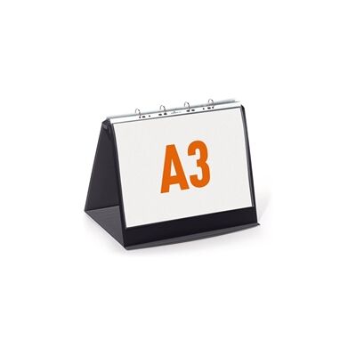 Durable DURASTAR Table Flipchart Presentation Ring Binder A3 Landscape Durable DURASTAR Table Flipchart Presentation Ring Binder A3 Landscape