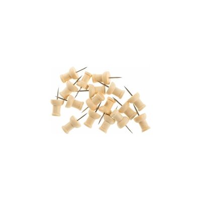 Bi-office Earth Wood Push Pins Pack 20 Bi-office Earth Wood Push Pins Pack 20