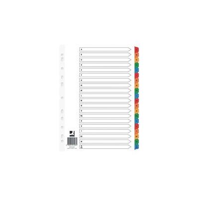 Q-Connect Index A-Z Board Reinforced Multi-coloured tabs (Pack of 10) Q-Connect Index A-Z Board Reinforced Multi-coloured tabs (Pack of 10)