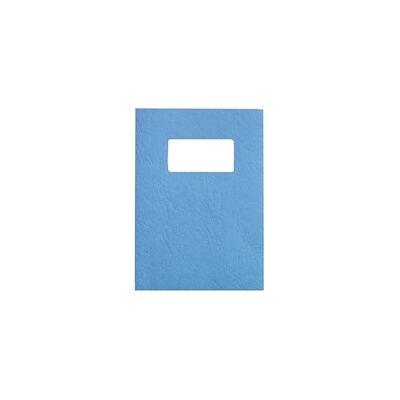 GBC LeatherGrain A4 Binding Cover with Window 250gsm Blue (Pack of 50) GBC LeatherGrain A4 Binding Cover with Window 250gsm Blue (Pack of 50)