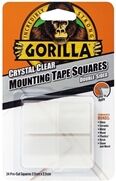 Gorilla Glue Gorilla Mounting Tape Squares Clear (24 Pack) 3044111