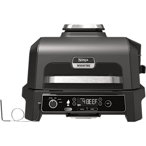 Ninja Woodfire Pro XL Electric BBQ Grill & Smoker in Grey Lid/Black Body OG850UK by SharkNinja Ninja Woodfire Pro XL Electric BBQ Grill & Smoker in Grey Lid/Black Body OG850UK by SharkNinja