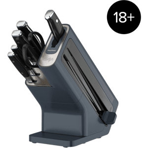 Ninja Foodi StaySharp Knife Block with Integrated Sharpener – 6-Piece Set in Cyber Space K32006UKCYD by SharkNinja Ninja Foodi StaySharp Knife Block with Integrated Sharpener – 6-Piece Set in Cyber Space K32006UKCYD by SharkNinja