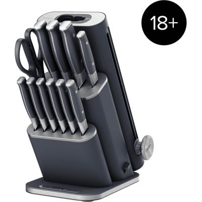 Ninja StaySharp 13-Piece Knife Block Set & Removable Sharpener in Cyberspace NK32013EUUKBL1 by SharkNinja Ninja StaySharp 13-Piece Knife Block Set & Removable Sharpener in Cyberspace NK32013EUUKBL1 by SharkNinja