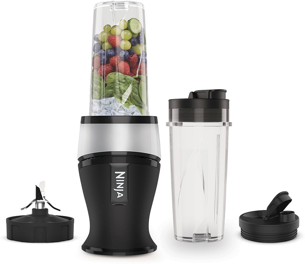 Nutri Ninja 700W Slim Blender & Smoothie Maker - QB3001UKS - Silver