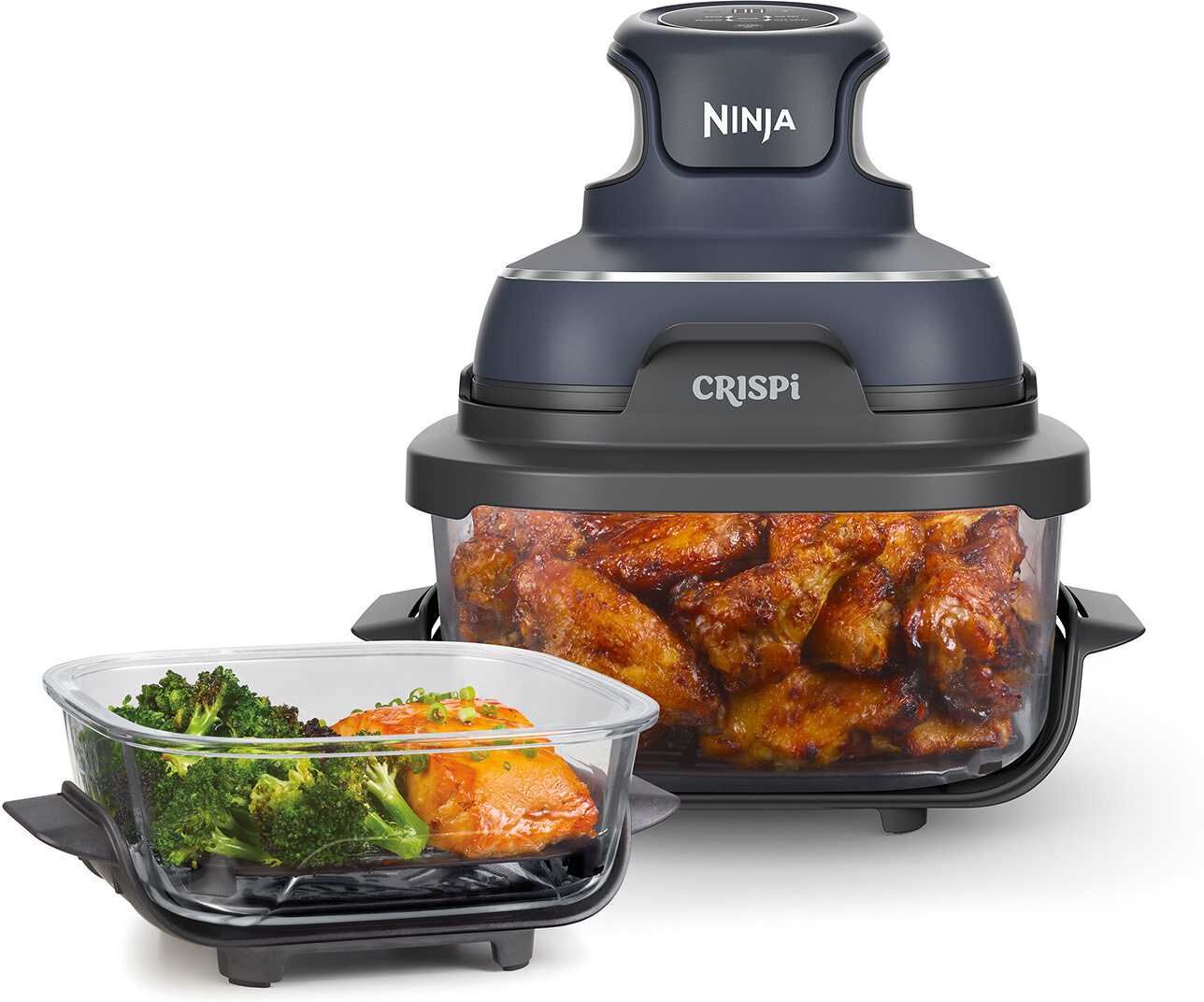 Ninja CRISPi 4-in-1 Portable Glass Air Fryer - Cyber Space FN101UKGY