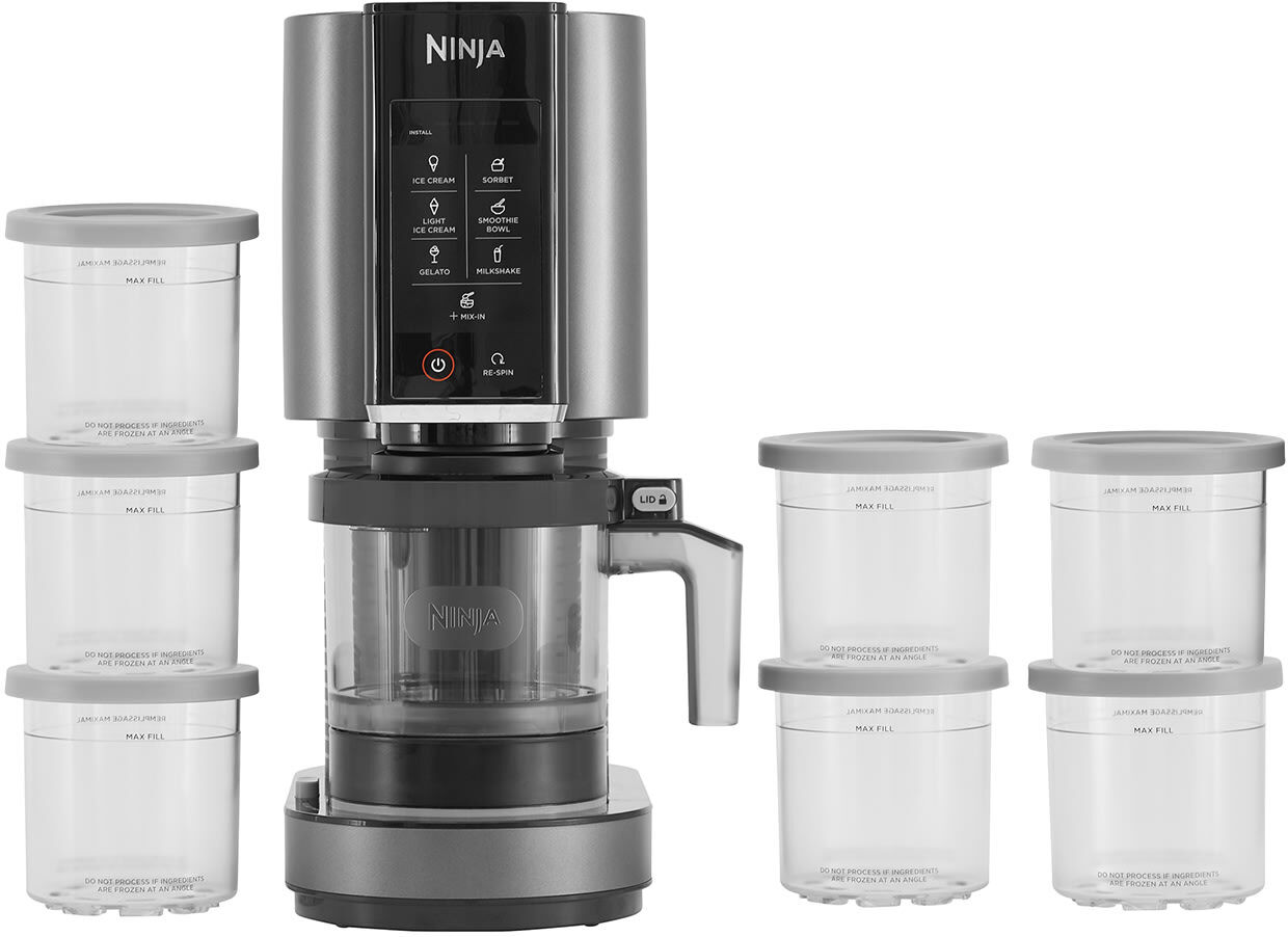 Exclusive: Ninja CREAMi Ice Cream Maker Bundle Includes 4 Free Extra Tubs