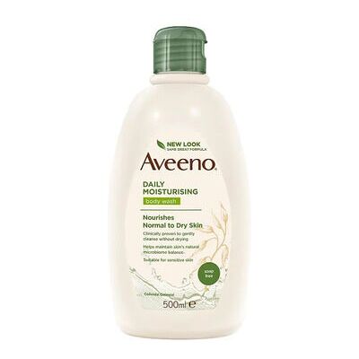 Aveeno Natural Oat Body Wash - Sensitive Skin - 500ml Aveeno Natural Oat Body Wash - Sensitive Skin - 500ml
