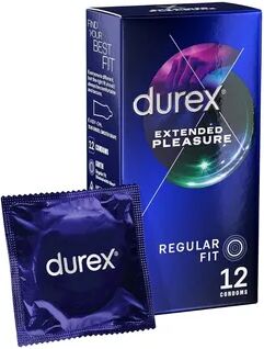 Durex Extended Pleasure Condoms - 12 Pack