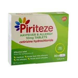 Piriteze Allergy Tablets Piriteze Allergy Tablets
