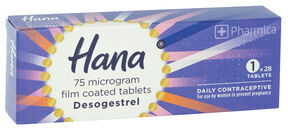 Hana Daily Contraceptive Pill 75mcg - 1 Month Supply
