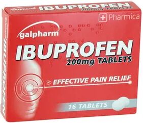 Ibuprofen 200mg - 16 Tablets