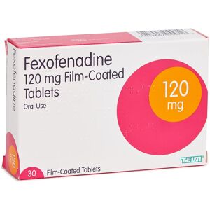 Fexofenadine 120mg Allergy Tablets - 1 Month Supply Fexofenadine 120mg Allergy Tablets - 1 Month Supply