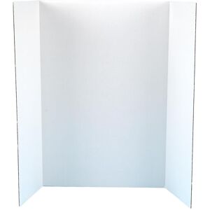 Baker Ross Tri Fold Boards-Pack Of 4, Plain White, For Displaying Table Top Pro Baker Ross Tri Fold Boards-Pack Of 4, Plain White, For Displaying Table Top Pro