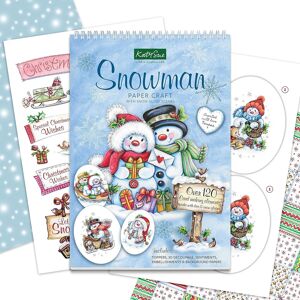 Katy Sue Designs Katy Sue 'Snowman' Paper Craft Pad For Card Making & Crafts (Not Die Cut) - Mak Katy Sue Designs Katy Sue 'Snowman' Paper Craft Pad For Card Making & Crafts (Not Die Cut) - Mak