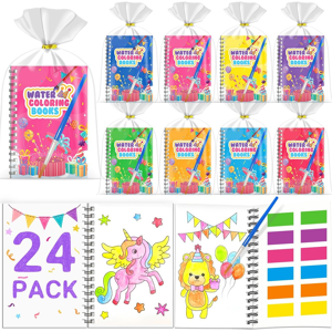 Branded Party Bag Fillers For Kids - Mini Colouring Books For Party Bags, Watercolour Pa Branded Party Bag Fillers For Kids - Mini Colouring Books For Party Bags, Watercolour Pa