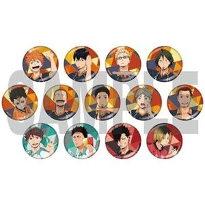 Ensky Haikyuu Glitter Sparkle Tin Badge Collection 2 All 13 Types Set Japan Official Ensky Haikyuu Glitter Sparkle Tin Badge Collection 2 All 13 Types Set Japan Official