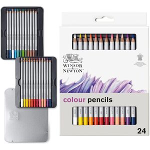 Winsor & Newton Studio Collection Colouring Pencils, 24 Soft Core Drawing Penci Winsor & Newton Studio Collection Colouring Pencils, 24 Soft Core Drawing Penci