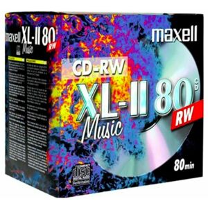 Maxell Cd-Rw80 Xl-Ii 80 - 10 Pack Cd-Rw Audio Music Cdrw Re-Writable Blank Discs Maxell Cd-Rw80 Xl-Ii 80 - 10 Pack Cd-Rw Audio Music Cdrw Re-Writable Blank Discs