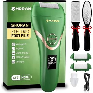 Shoran Electric Foot File Feet Hard Skin Remover, Professional Callus Remover Foot Gri Shoran Electric Foot File Feet Hard Skin Remover, Professional Callus Remover Foot Gri