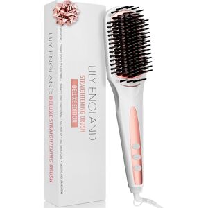 Care+ Ionic Hair Straightener Brush For Women, Fast Heating Ceramic & Anti-Scald Desig Care+ Ionic Hair Straightener Brush For Women, Fast Heating Ceramic & Anti-Scald Desig