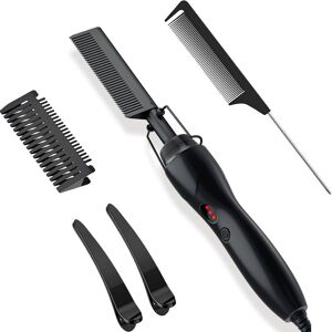 Care+ Hot Comb, Hair Straightener Electric Straightening Comb, Anti-Scald Portable Hot Care+ Hot Comb, Hair Straightener Electric Straightening Comb, Anti-Scald Portable Hot