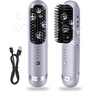 Care+ Cordless Straightener Comb, 200 Million Plasma Hair Straightening Brush With Mch Care+ Cordless Straightener Comb, 200 Million Plasma Hair Straightening Brush With Mch