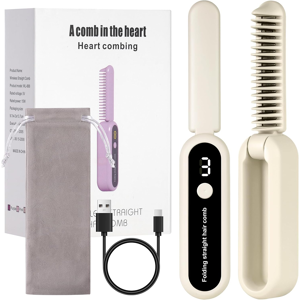 Does Not Apply Cordless Hair Straightener Brush, Upgraded Portable Hair Straightener Comb For W Does Not Apply Cordless Hair Straightener Brush, Upgraded Portable Hair Straightener Comb For W