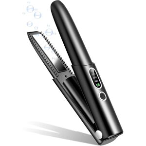 Care+ Cordless Hair Straighteners Curler 2-In-1, 40w Portable Mini Straightener, Women Care+ Cordless Hair Straighteners Curler 2-In-1, 40w Portable Mini Straightener, Women