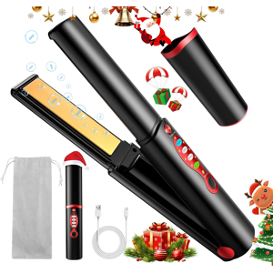 Does Not Apply Cordless Titanium Hair Straightener And Curler, Mini Portable Usb Rechargeable F Does Not Apply Cordless Titanium Hair Straightener And Curler, Mini Portable Usb Rechargeable F