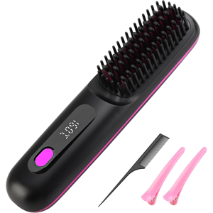 Does Not Apply Bella Brush Pro, Cordless Hair Straightener Comb, Ionic Heated Hair Brush, Ceram Does Not Apply Bella Brush Pro, Cordless Hair Straightener Comb, Ionic Heated Hair Brush, Ceram