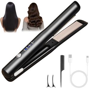 Care+ Cordless Hair Straighteners, 2 In 1 Travel Straighteners & Curler, Usb Rechargea Care+ Cordless Hair Straighteners, 2 In 1 Travel Straighteners & Curler, Usb Rechargea