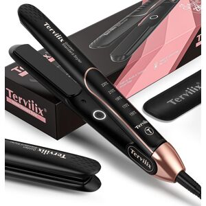 terviiix Hair Straighteners 25mm, 2 In 1 Ceramic Flat Iron & Curler, Arc Non-Snagging Fl terviiix Hair Straighteners 25mm, 2 In 1 Ceramic Flat Iron & Curler, Arc Non-Snagging Fl