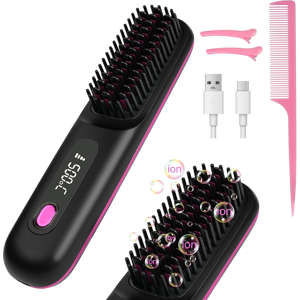 Does Not Apply Negative Ion Hair Straightening Brush, Hair Straightener Comb With 3 Temperature Does Not Apply Negative Ion Hair Straightening Brush, Hair Straightener Comb With 3 Temperature