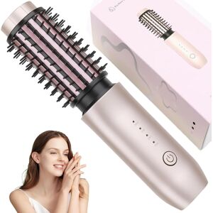Care+ Cordless Curling Iron Brush, 2 In 1 Cordless Hair Curler And Straightener Brush, Care+ Cordless Curling Iron Brush, 2 In 1 Cordless Hair Curler And Straightener Brush,