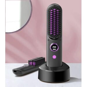Care+ Cordless Hair Straighteners Brush, 8400mah 120-200℃ On-The- Go Hot Brush Straigh Care+ Cordless Hair Straighteners Brush, 8400mah 120-200℃ On-The- Go Hot Brush Straigh