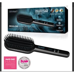 Revamp Progloss Deep Form Ceramic Straightening Brush, Heated Ceramic Bristles Revamp Progloss Deep Form Ceramic Straightening Brush, Heated Ceramic Bristles