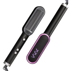 Vkk Hair Straightener Brush,Flat Iron And Hair Brush 2-In-1,Anti-Scald,Fast Hea Vkk Hair Straightener Brush,Flat Iron And Hair Brush 2-In-1,Anti-Scald,Fast Hea