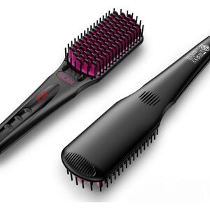 Care+ Hair Straightener Brush For Women, Negative Ion Ceramic Hair Straightening Brush Care+ Hair Straightener Brush For Women, Negative Ion Ceramic Hair Straightening Brush