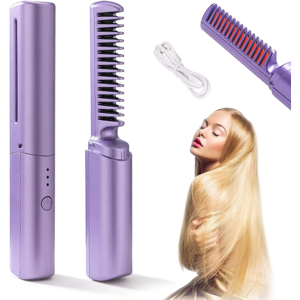 Does Not Apply Hair Straightener Brush, Portable Wireless Hair Straightener For Travel, Mini Ha Does Not Apply Hair Straightener Brush, Portable Wireless Hair Straightener For Travel, Mini Ha