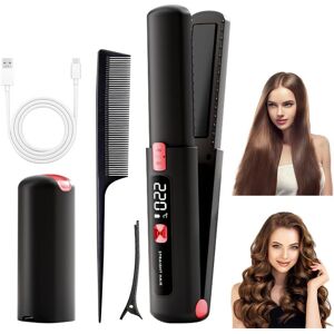 Care+ Cordless Hair Straighteners, Mini 2 In 1 Hair Straightener And Curler, Portable Care+ Cordless Hair Straighteners, Mini 2 In 1 Hair Straightener And Curler, Portable