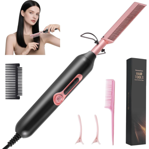 Does Not Apply Electric Hot Comb Hair Straightener, Professional Portable Ceramic Beard Straigh Does Not Apply Electric Hot Comb Hair Straightener, Professional Portable Ceramic Beard Straigh