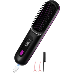 Does Not Apply Cordless Hair Straighteners Hot Air Brush Negative Ion Hot Comb 20s Fast Heating Does Not Apply Cordless Hair Straighteners Hot Air Brush Negative Ion Hot Comb 20s Fast Heating