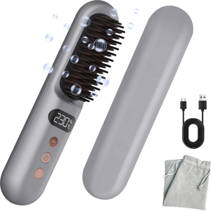 Does Not Apply Cordless Hair Straightener, Portable Mini Straightening Brush For Travel, Negati Does Not Apply Cordless Hair Straightener, Portable Mini Straightening Brush For Travel, Negati