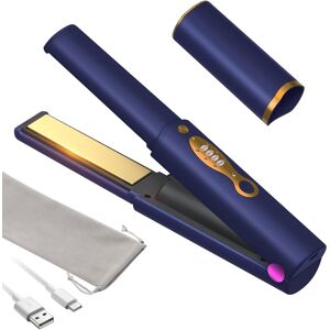 Obest Cordless Hair Straighteners Curler 2 In 1, Mini Portable Travel Wireless Obest Cordless Hair Straighteners Curler 2 In 1, Mini Portable Travel Wireless