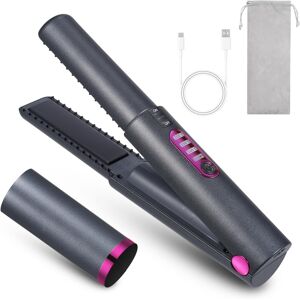 layhou Cordless Hair Straighteners, 2 In 1 Mini Hair Straightener Curling Iron, Portab layhou Cordless Hair Straighteners, 2 In 1 Mini Hair Straightener Curling Iron, Portab
