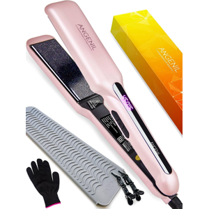 Does Not Apply Flat Iron Wide For Women, Dual Voltage Hair Straightener For Thick Hair, Ceramic Does Not Apply Flat Iron Wide For Women, Dual Voltage Hair Straightener For Thick Hair, Ceramic